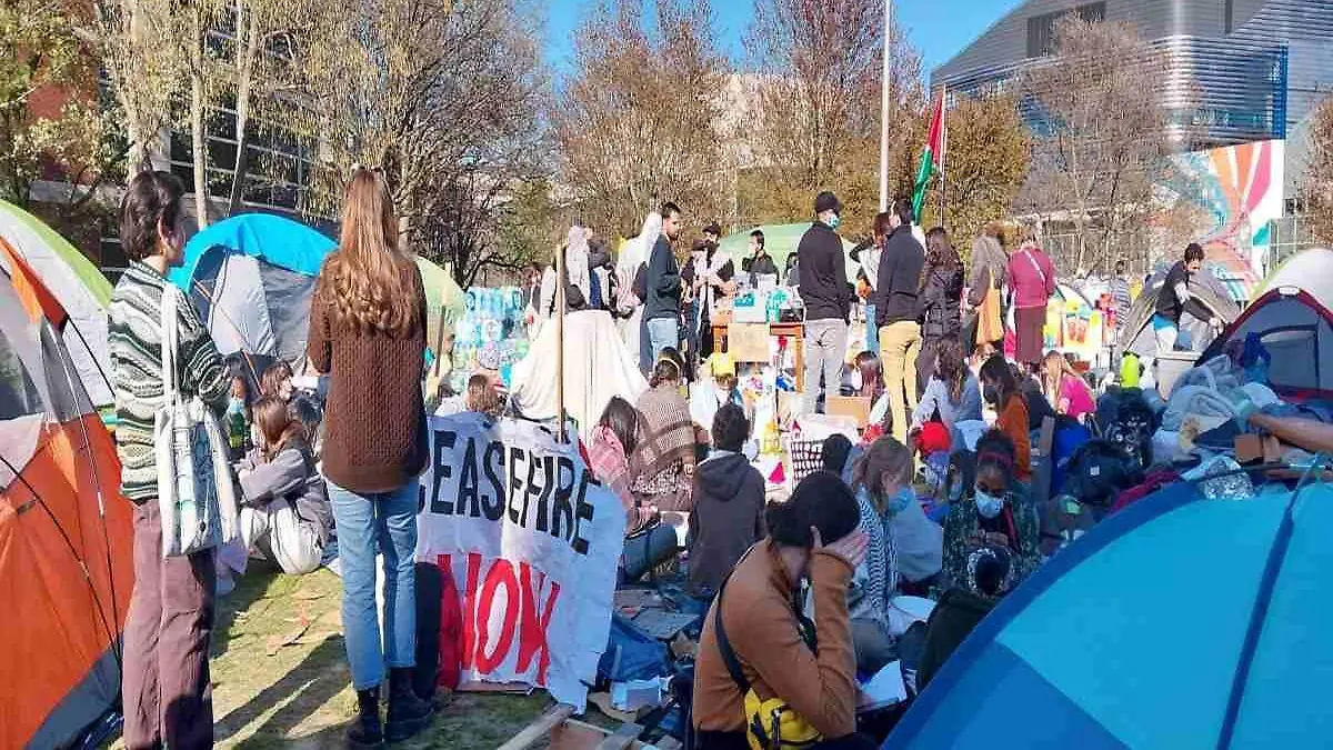 Campamentos propalestina Canadá